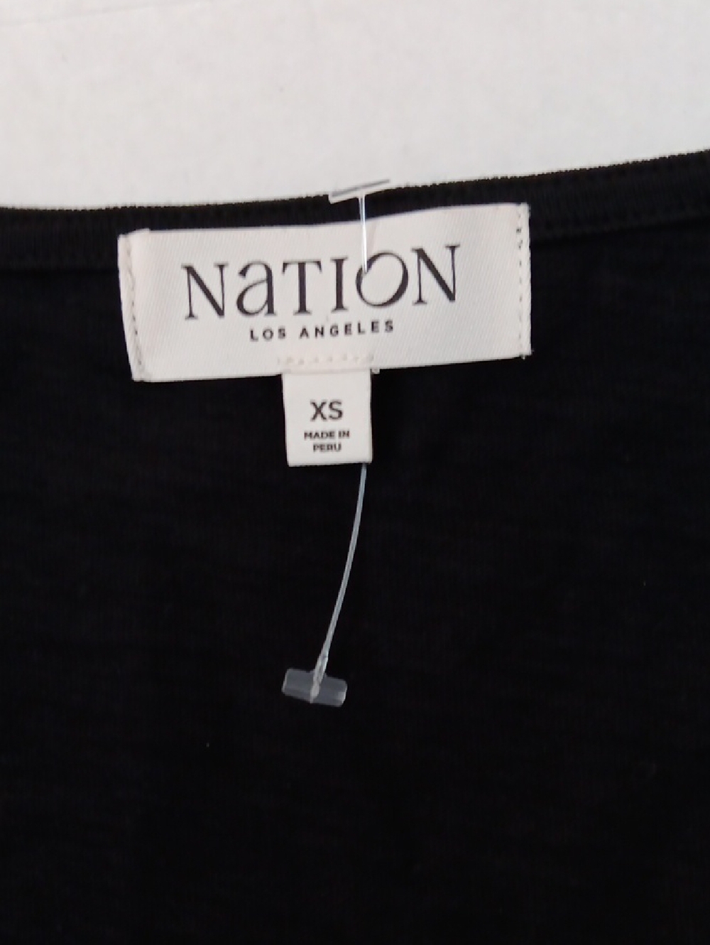 Nation Black Ruched Front Top - Picture 4 of 5